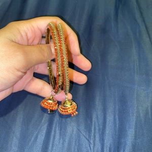 Beautiful Indian tradition bangles. One pair